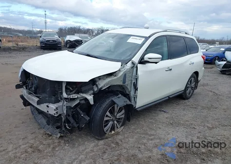 2017 Nissan Pathfinder Sl z USA, uszkodzony, nr VIN 5N1DR2MM5HC901726